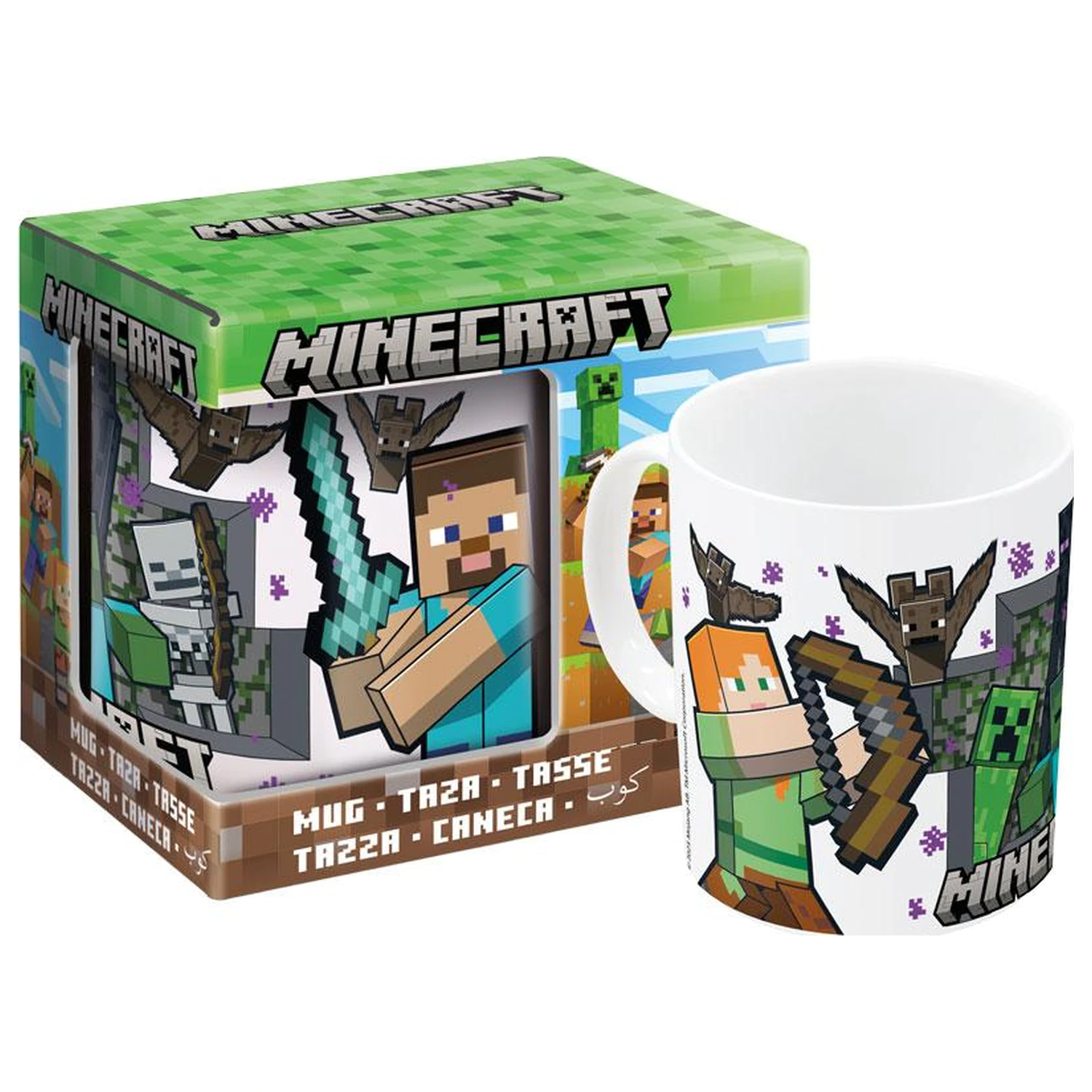Minecraft Survival Mode Cana Ceramica 325ml poza produsului