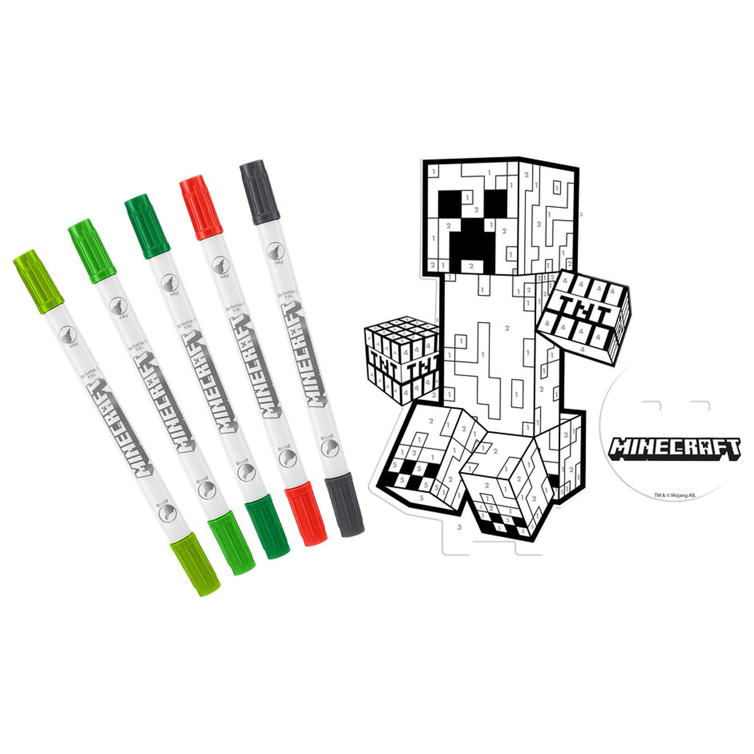 Set de colorat Minecraft poza produsului