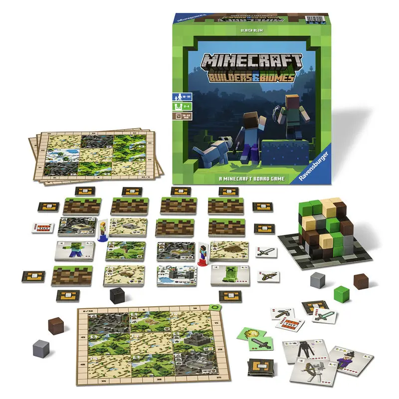 Minecraft Board Game Builders & Biomes versiunea engleză poza produsului