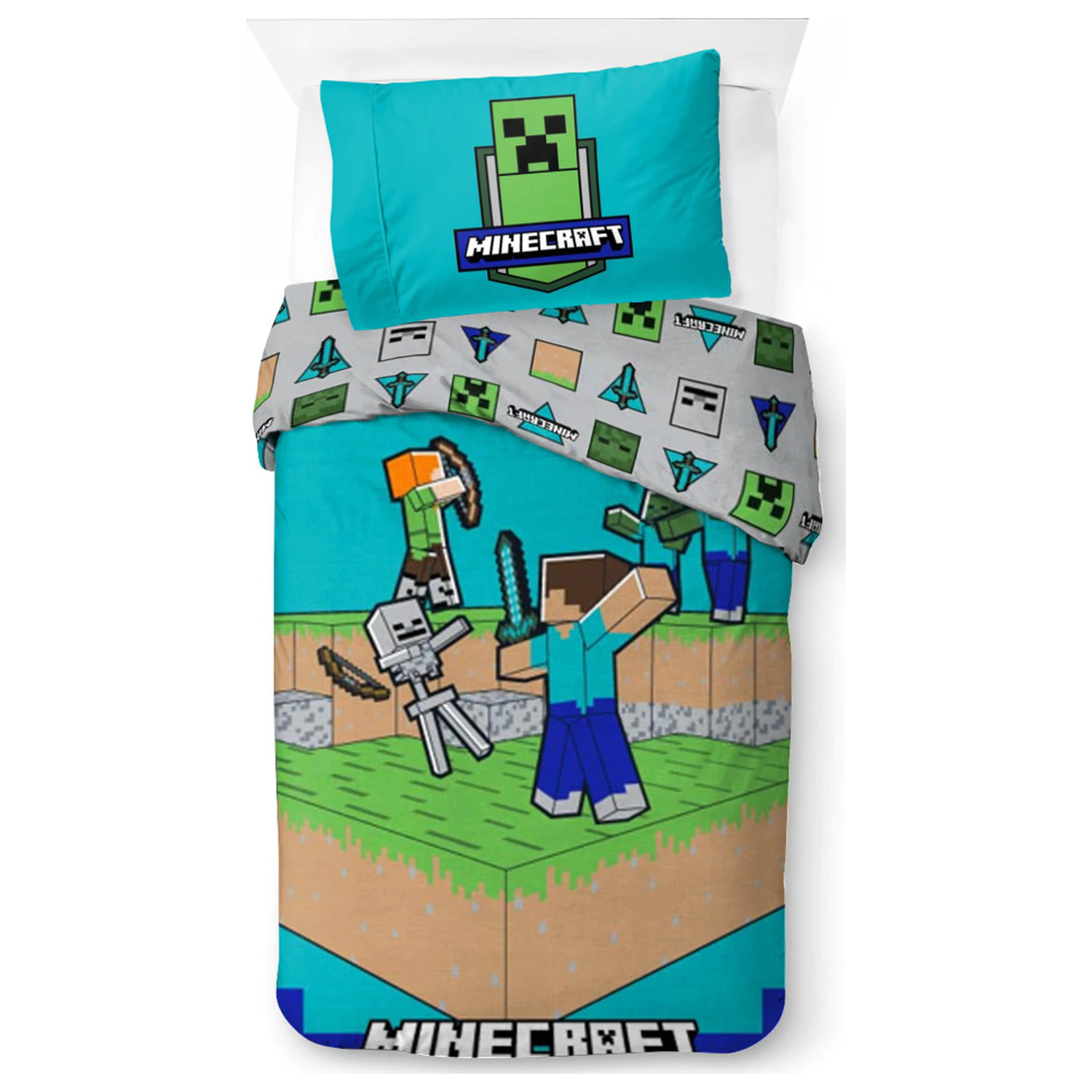 Minecraft The Fight Is On Husa de pilota poza produsului