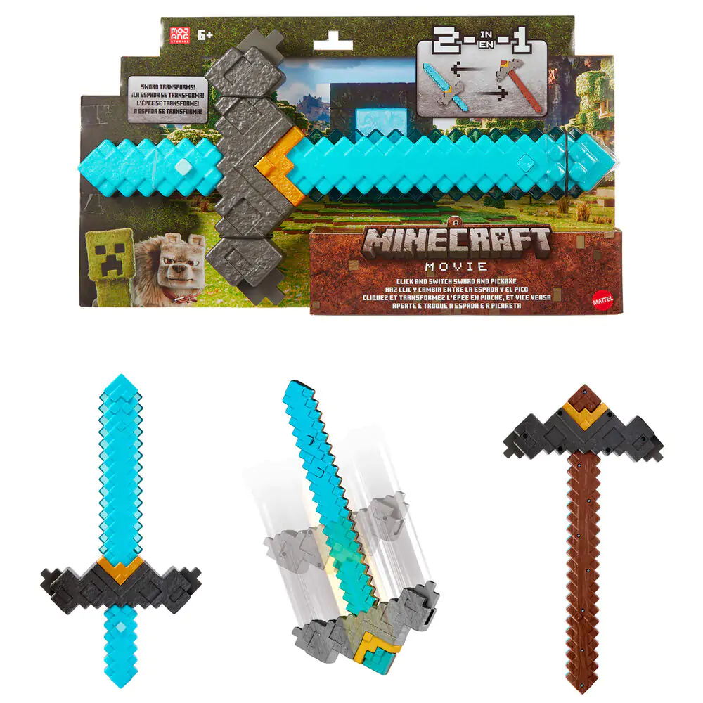 Minecraft The Movie Sabie Transformabilă Pică poza produsului