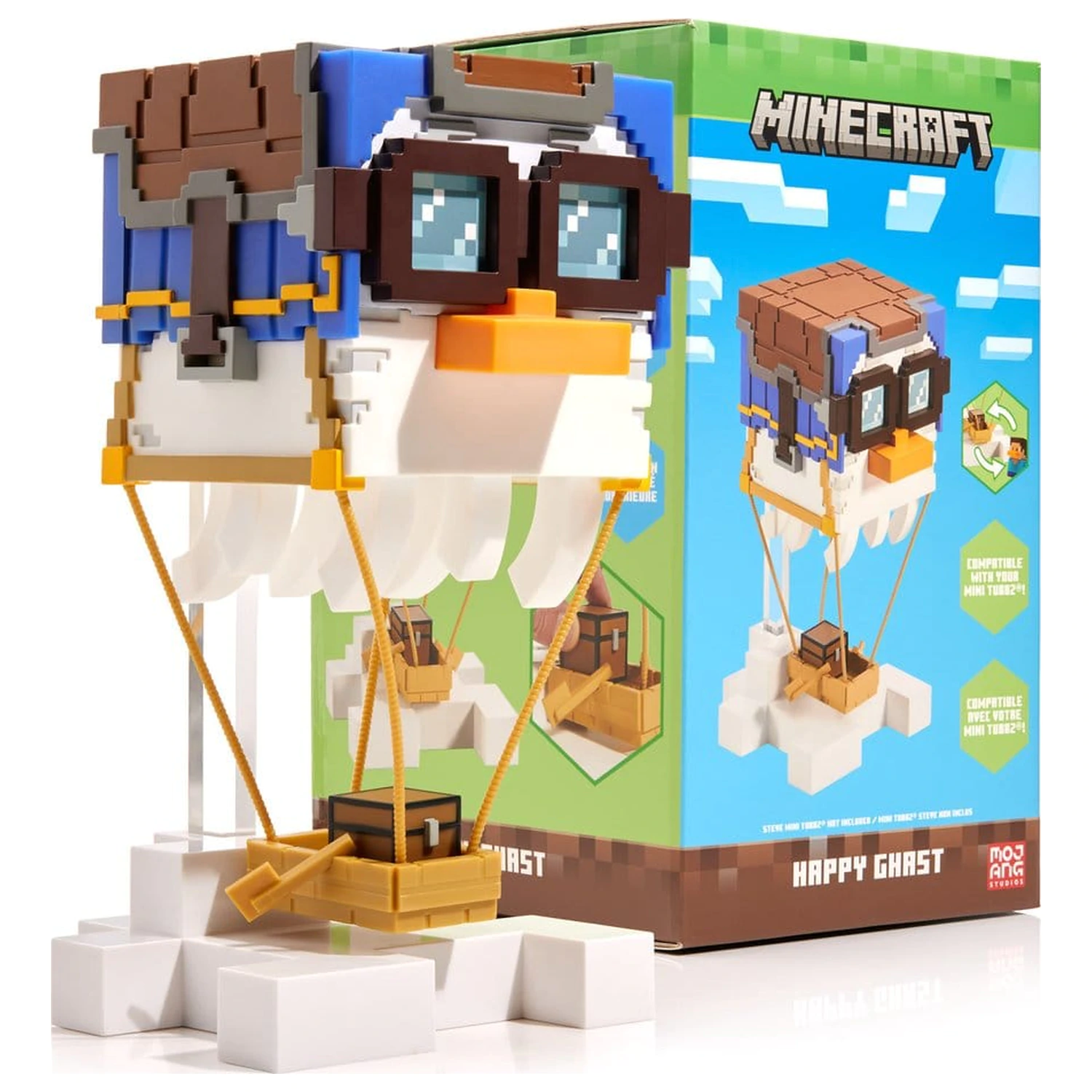 Vehicul PVC Minecraft Tubbz Happy Ghast 25.2 cm poza produsului