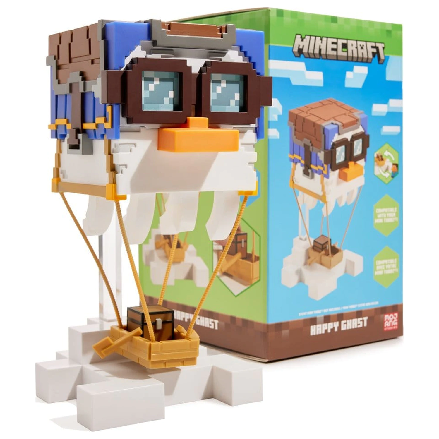 Vehicul PVC Minecraft Tubbz Happy Ghast 25.2 cm poza produsului