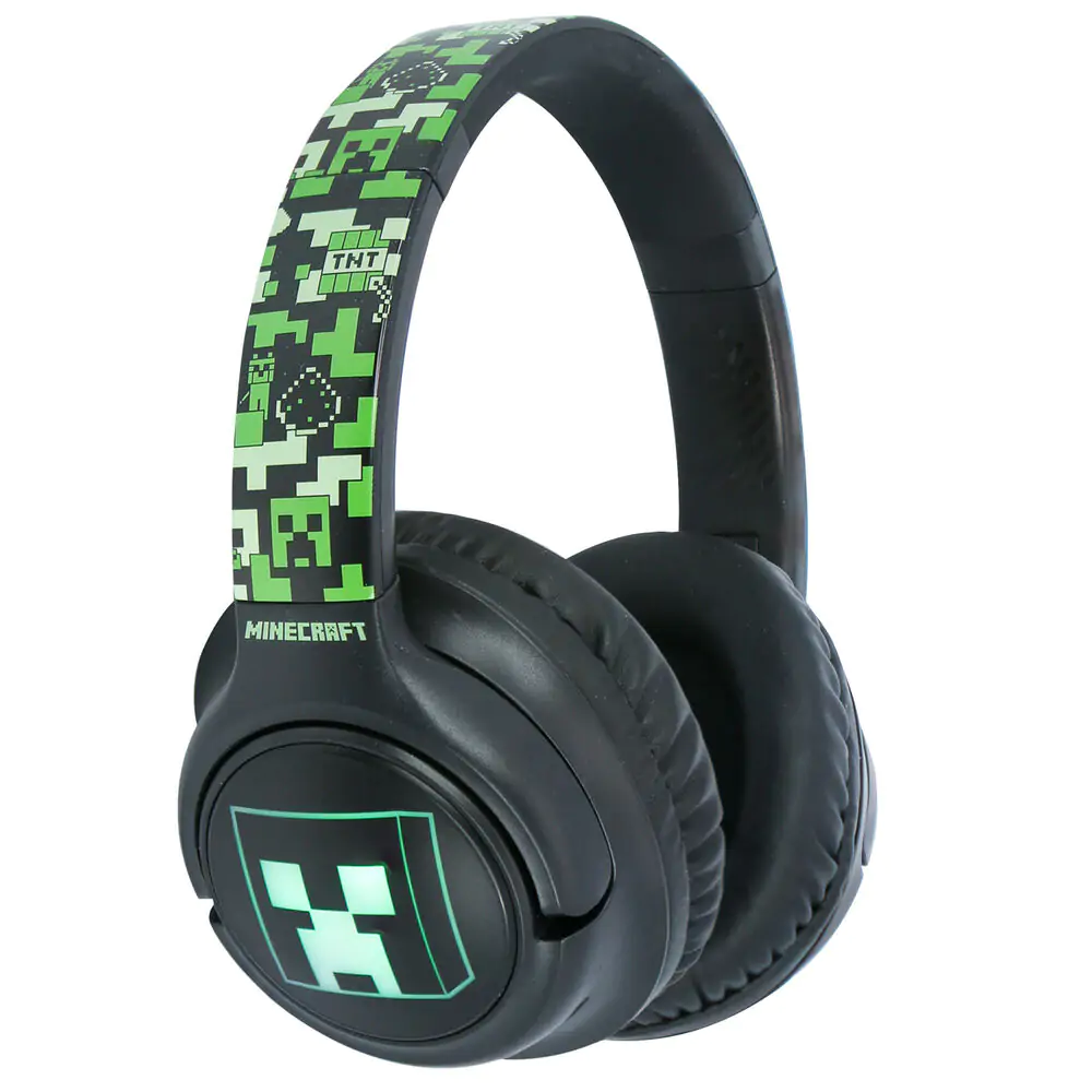 Căști wireless LED Minecraft poza produsului