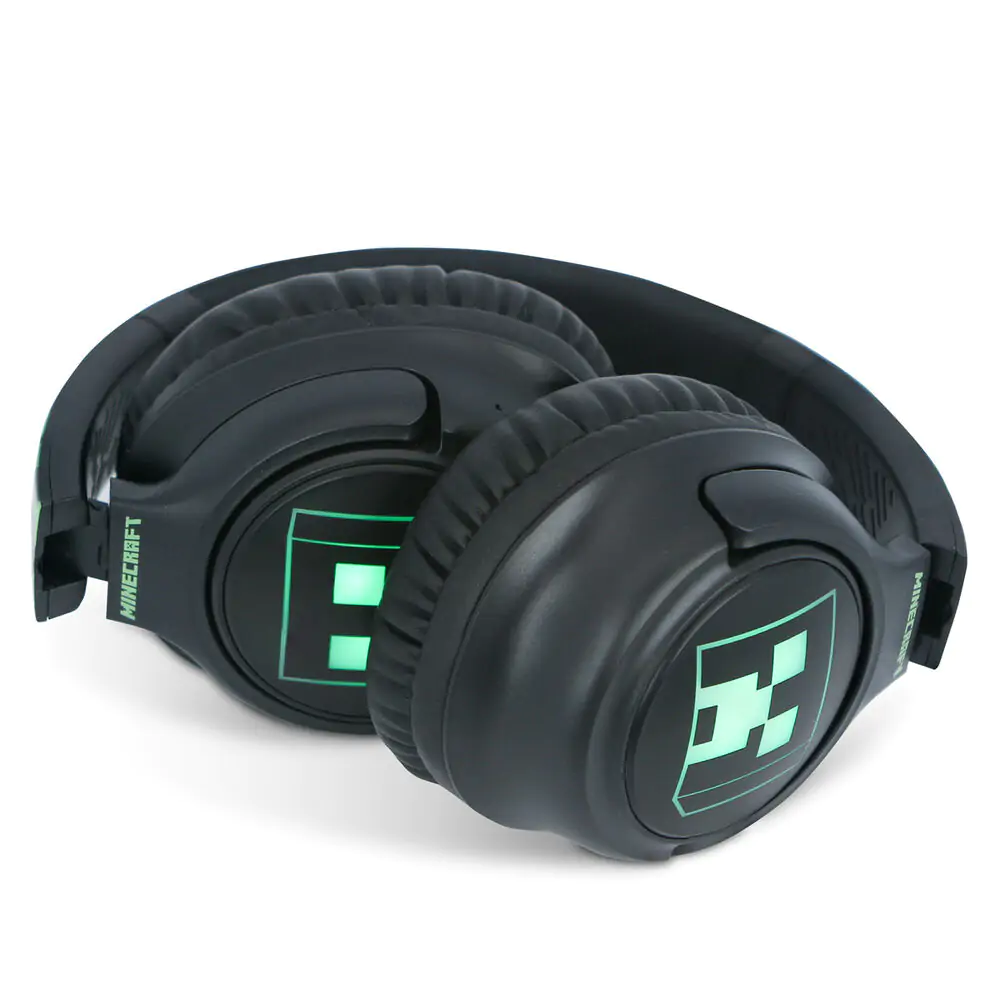 Căști wireless LED Minecraft poza produsului
