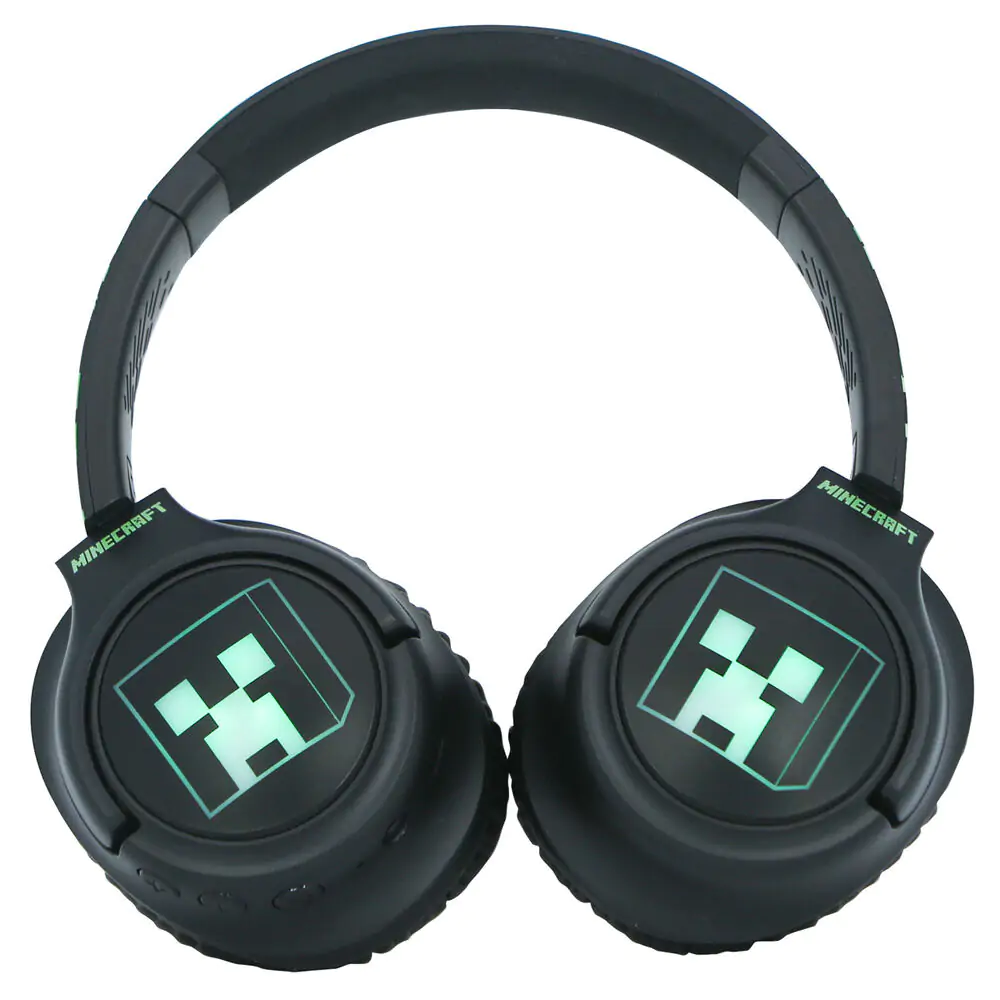 Căști wireless LED Minecraft poza produsului