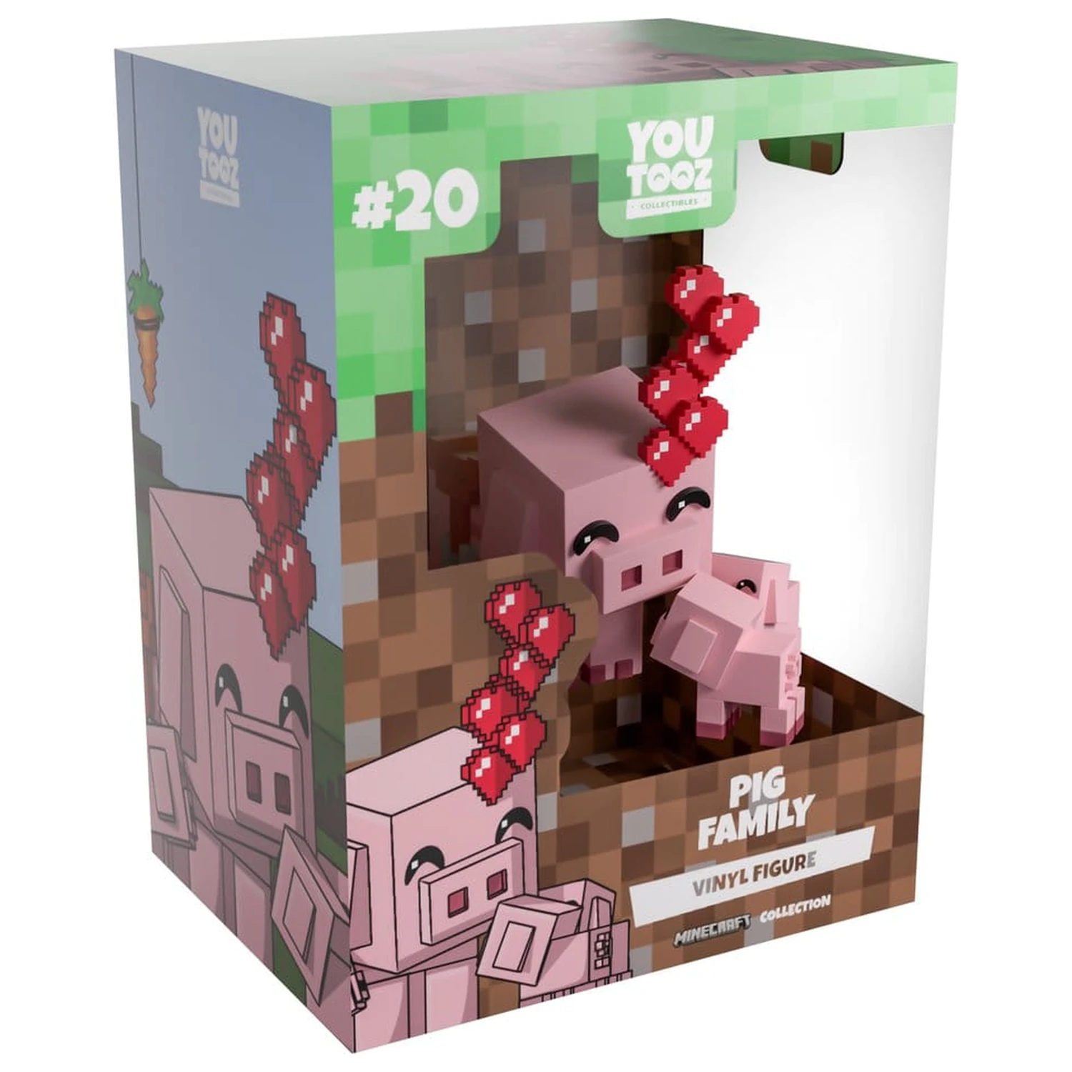 Minecraft Figurina de vinil Familie de Porci 8 cm poza produsului