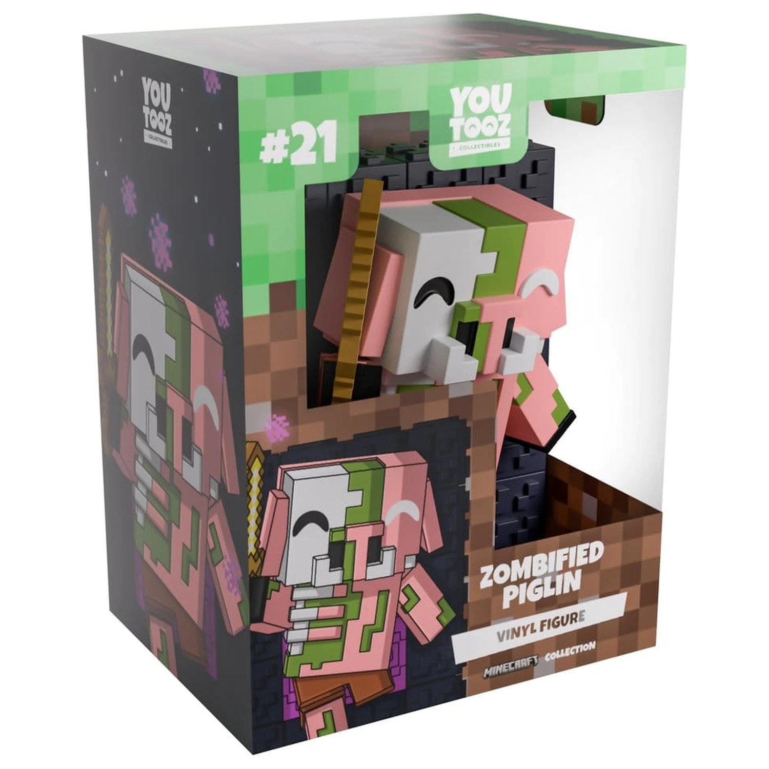 Minecraft Figurina Vinil Zombified Piglin 13 cm poza produsului