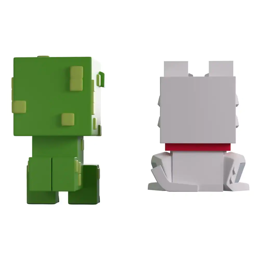 Minecraft Vinyl Figures Lup și Creeper Monitor Buddiez poza produsului