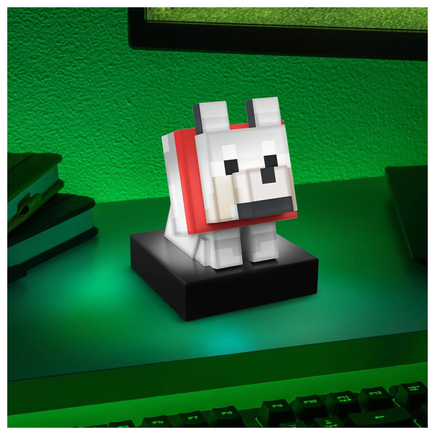 Minecraft Wolf Icon Lampa poza produsului