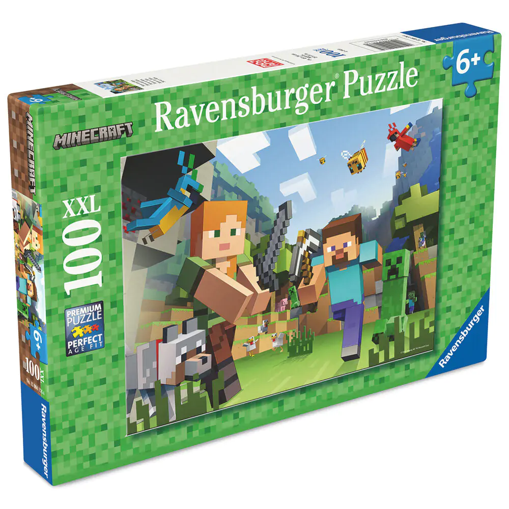 Minecraft XXL puzzle 100 piese poza produsului