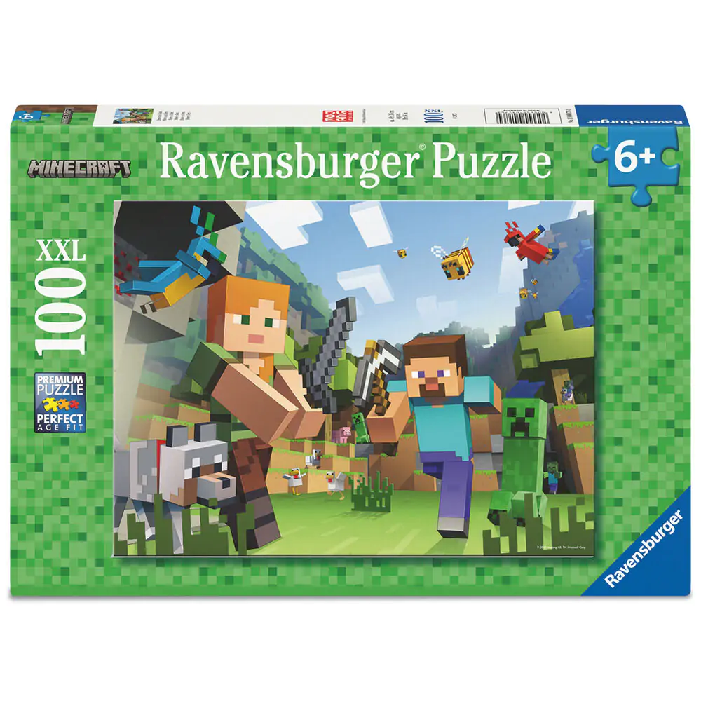 Minecraft XXL puzzle 100 piese poza produsului