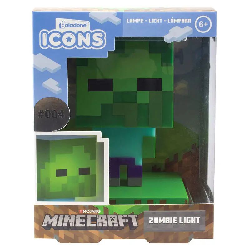Minecraft 3D Icon Light Zombie lumină poza produsului