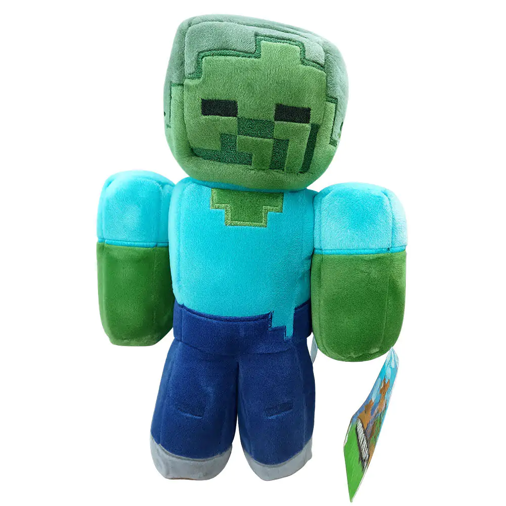 Minecraft Zombie jucarie de plus 30cm poza produsului