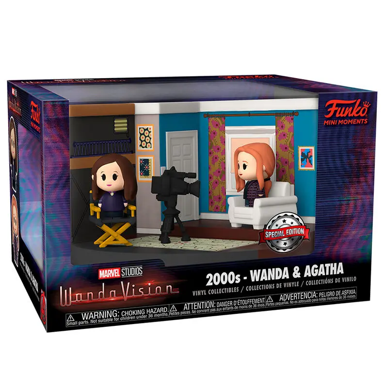 Set figurine din vinil WandaVision POP! Mini Moment Living Room 00's 4 cm poza produsului