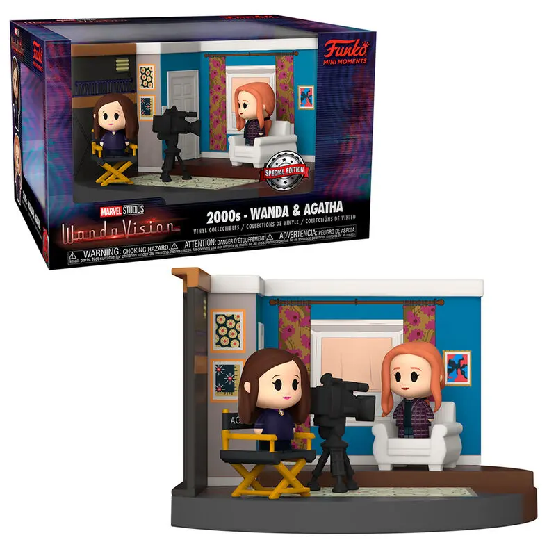 Set figurine din vinil WandaVision POP! Mini Moment Living Room 00's 4 cm poza produsului