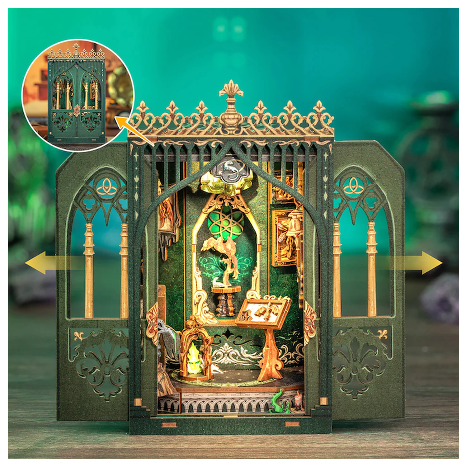 Casa miniatura DIY The Darkness Herbarium 90 buc + set de constructie cu lumina LED poza produsului