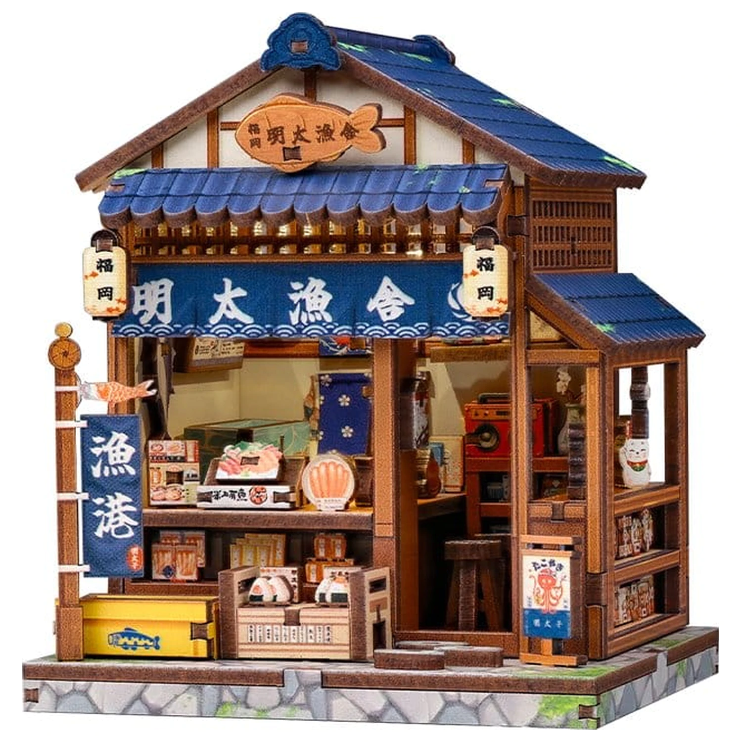 Miniature House Model Kit Fukuoka Mentaiko Kitchen 11 x 9 cm poza produsului