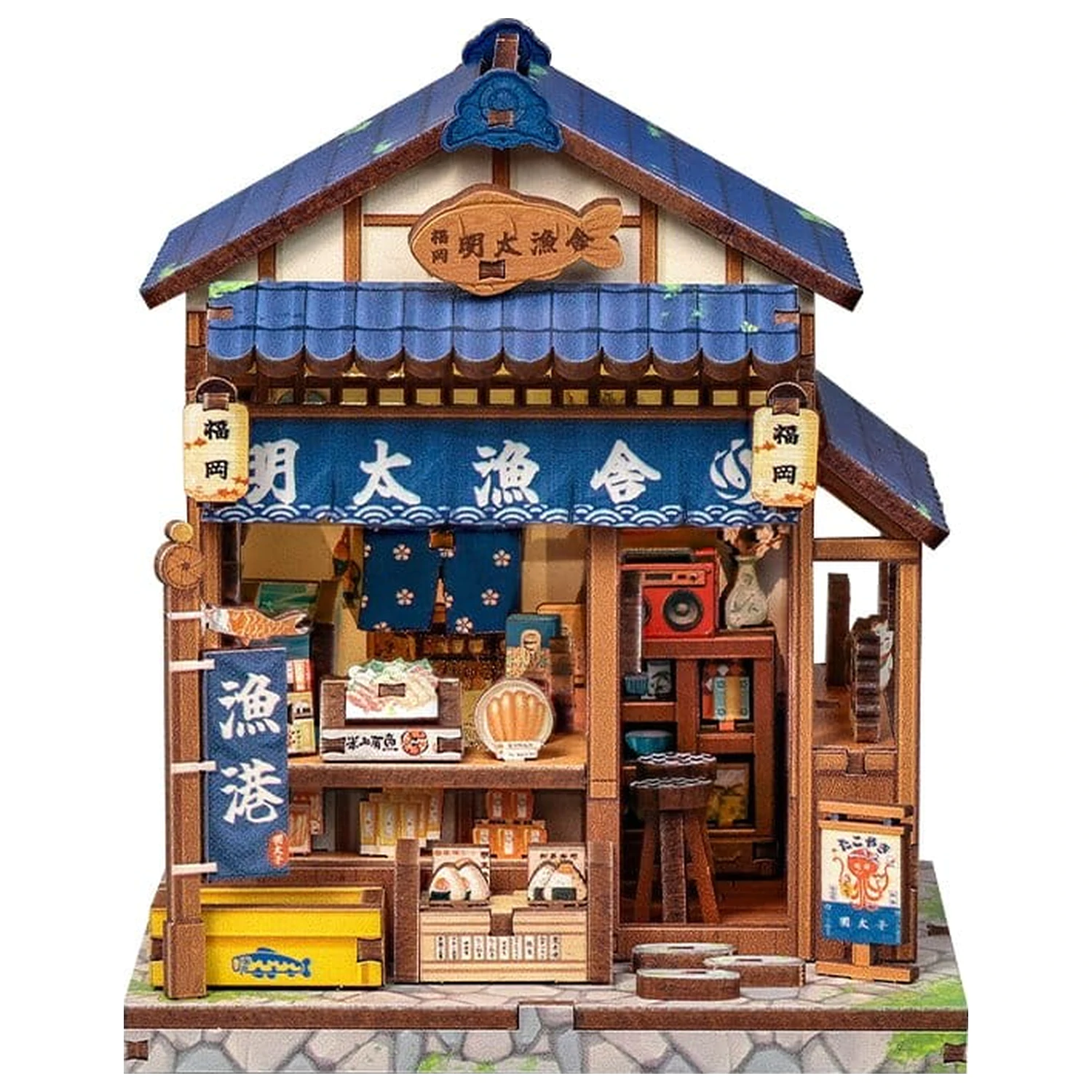 Miniature House Model Kit Fukuoka Mentaiko Kitchen 11 x 9 cm poza produsului