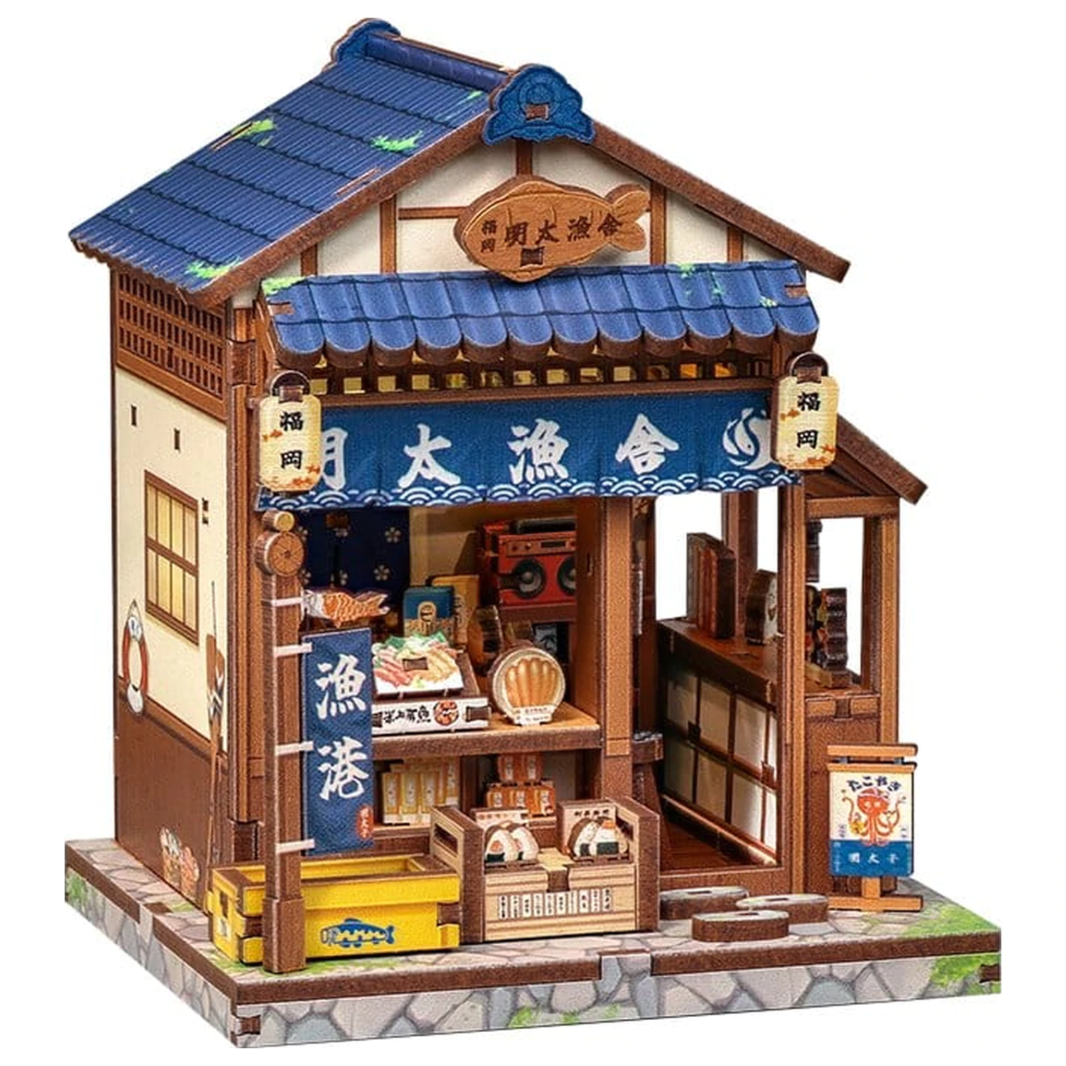 Miniature House Model Kit Fukuoka Mentaiko Kitchen 11 x 9 cm poza produsului