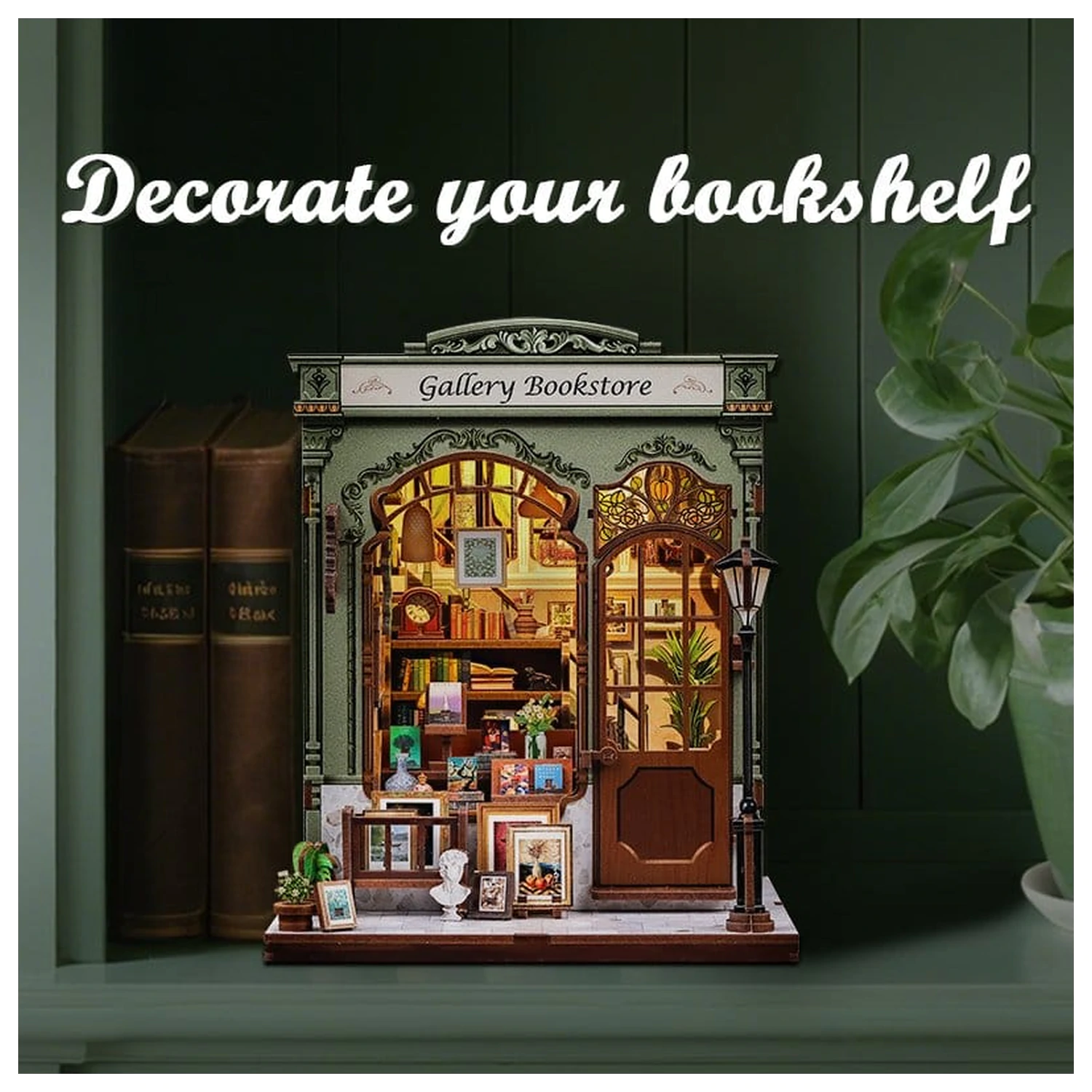 Kit model casa in miniatura Gallery Bookstore 20 x 16 cm poza produsului