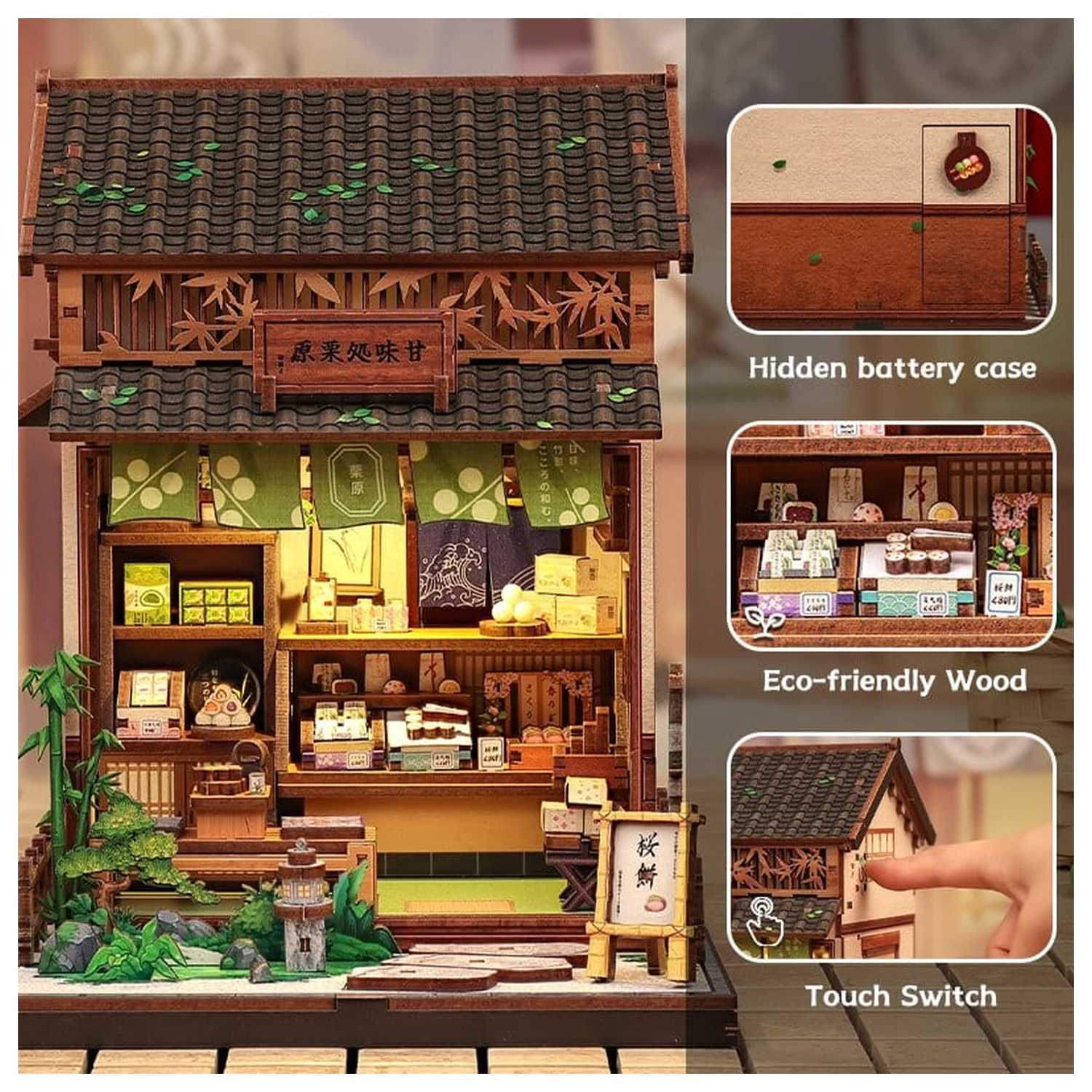 Kit model Casuta Miniatura Kanmi-dokoro Kurihara 19 x 15 cm poza produsului