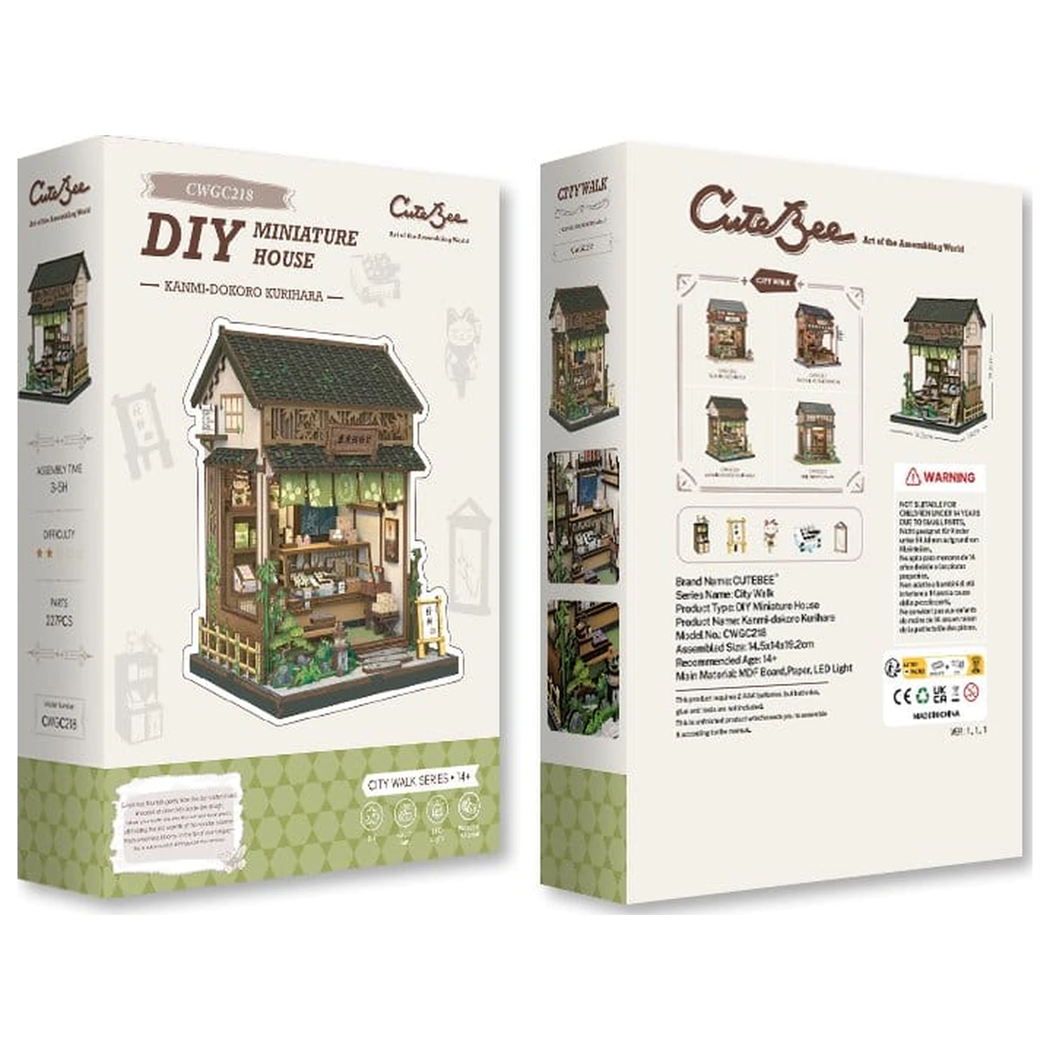 Kit model Casuta Miniatura Kanmi-dokoro Kurihara 19 x 15 cm poza produsului