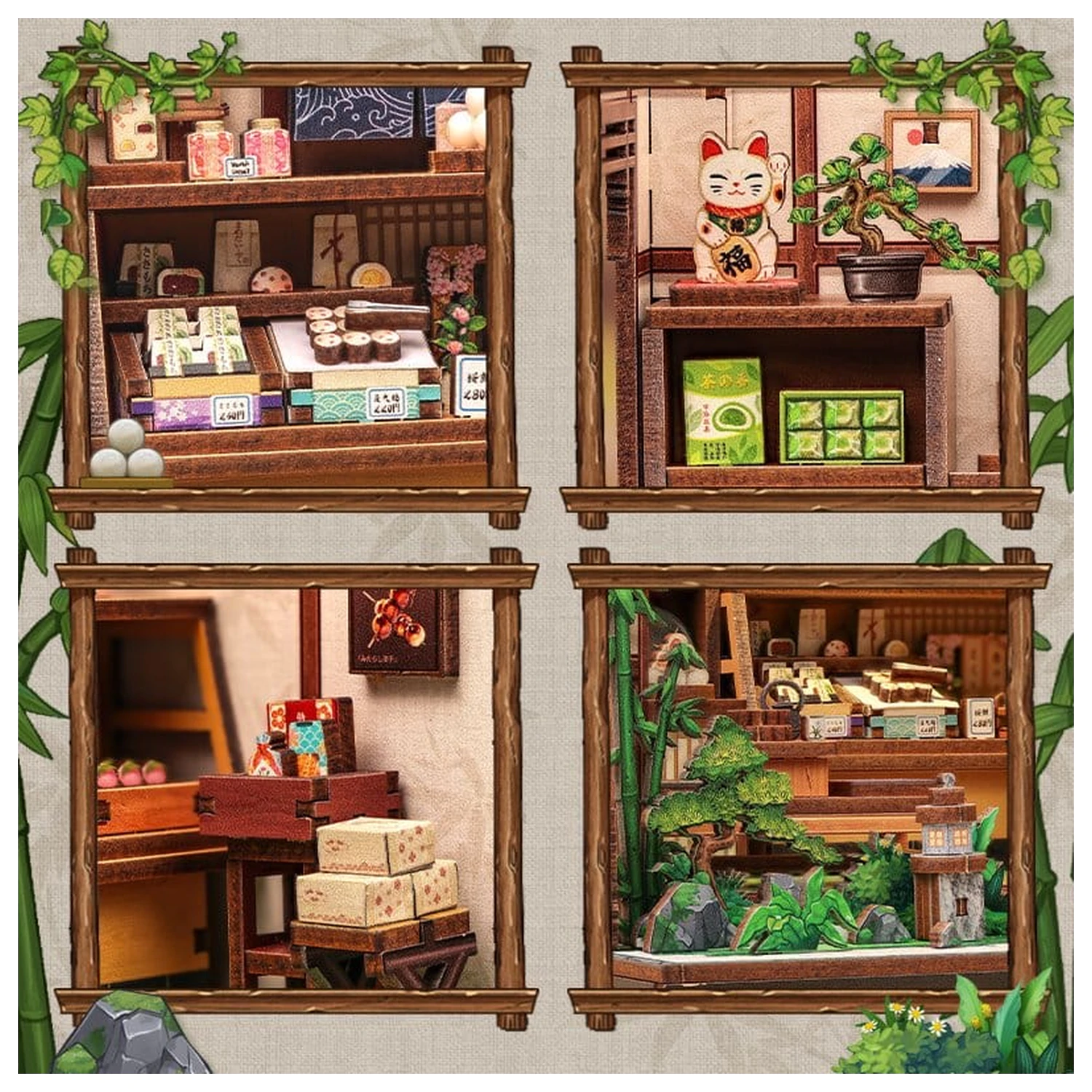 Kit model Casuta Miniatura Kanmi-dokoro Kurihara 19 x 15 cm poza produsului