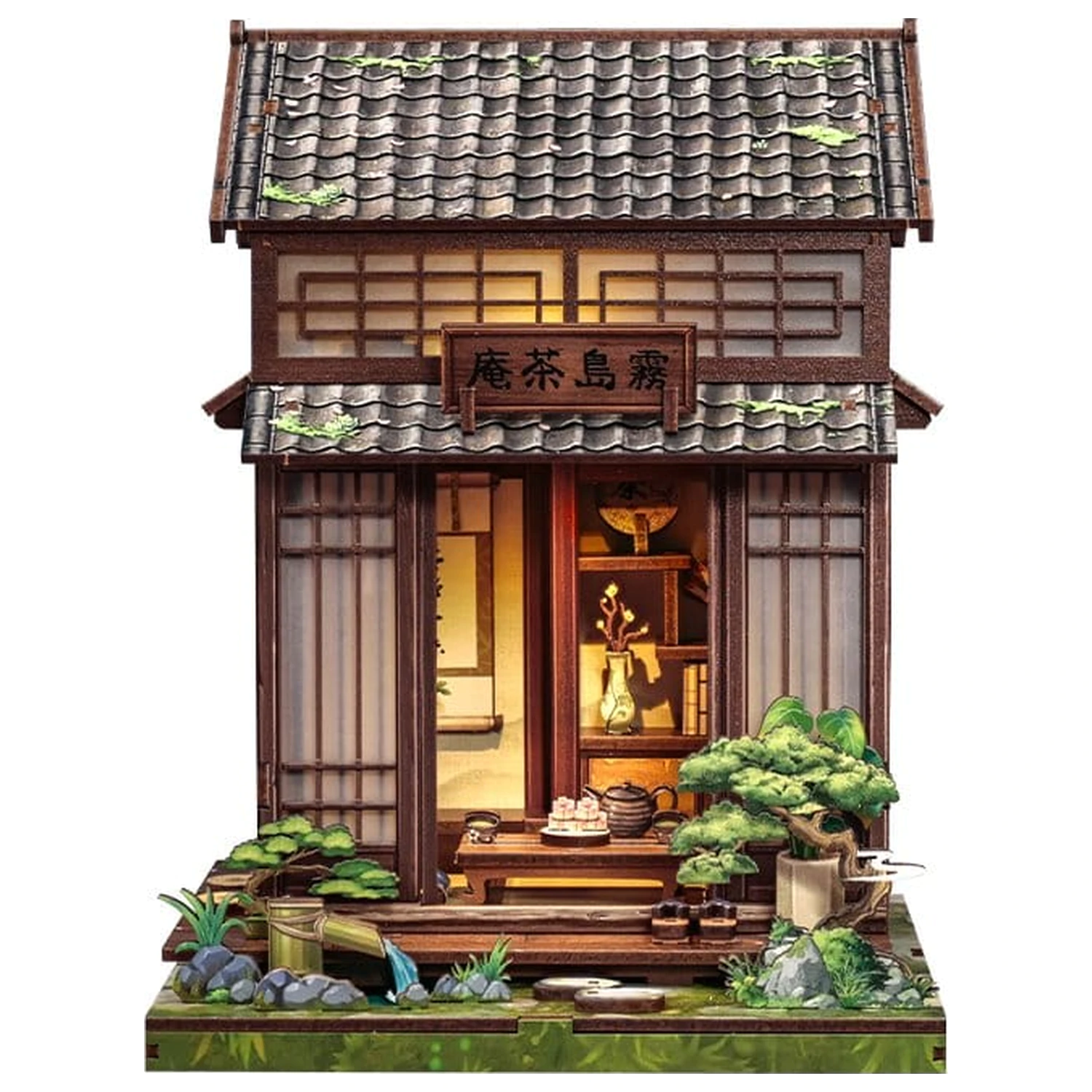 Miniature House Model Kit Kirishima Cha-an 19 x 14 cm poza produsului
