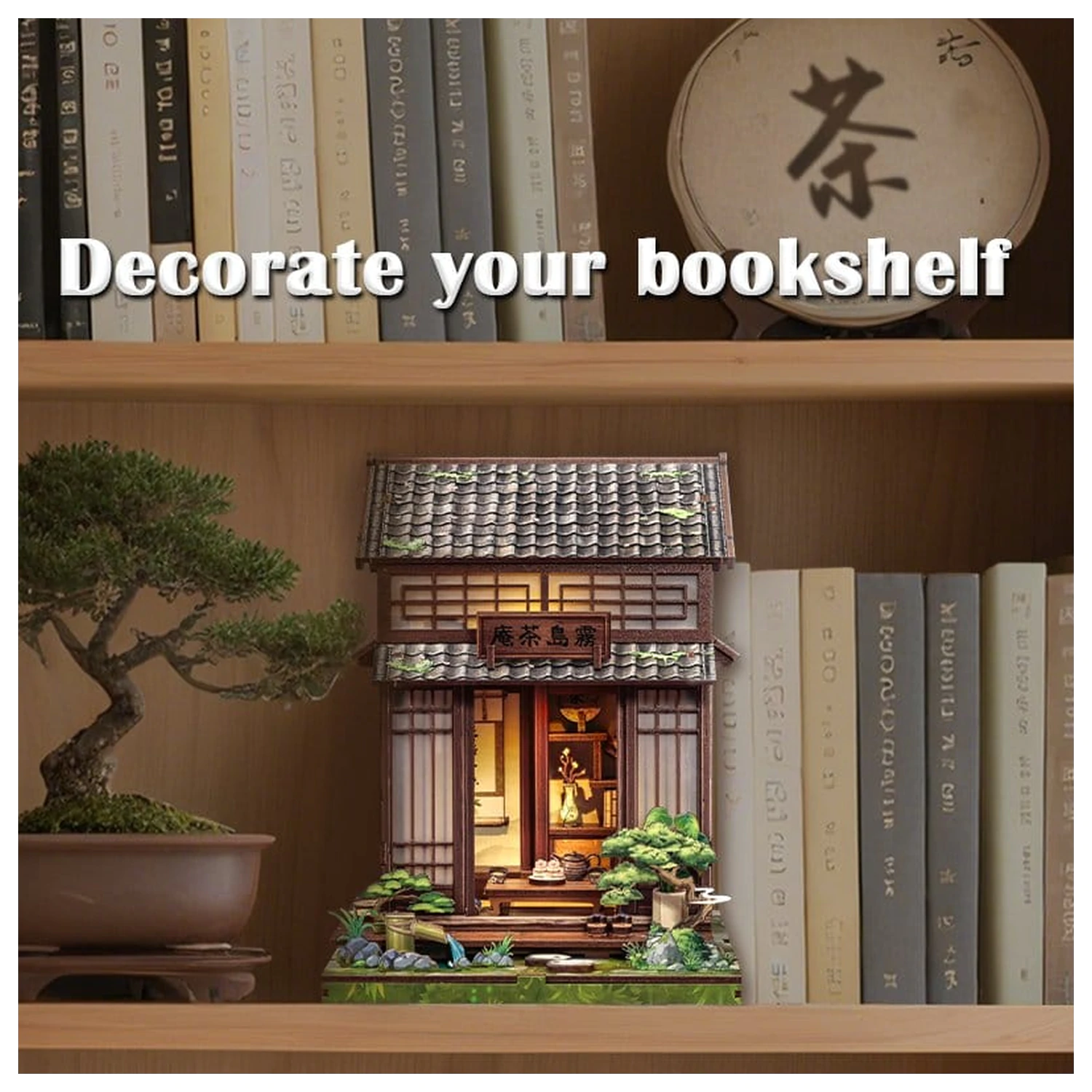 Miniature House Model Kit Kirishima Cha-an 19 x 14 cm poza produsului