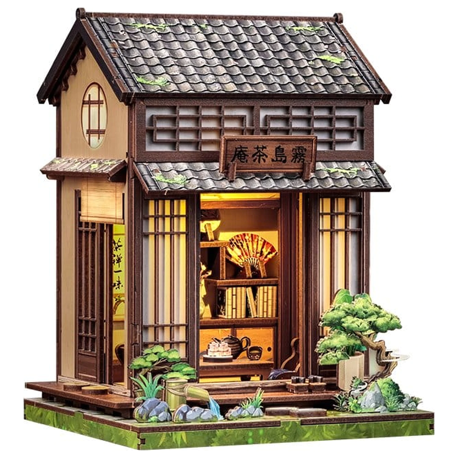 Miniature House Model Kit Kirishima Cha-an 19 x 14 cm poza produsului