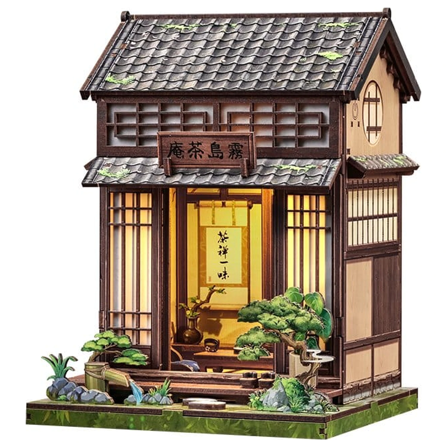 Miniature House Model Kit Kirishima Cha-an 19 x 14 cm poza produsului