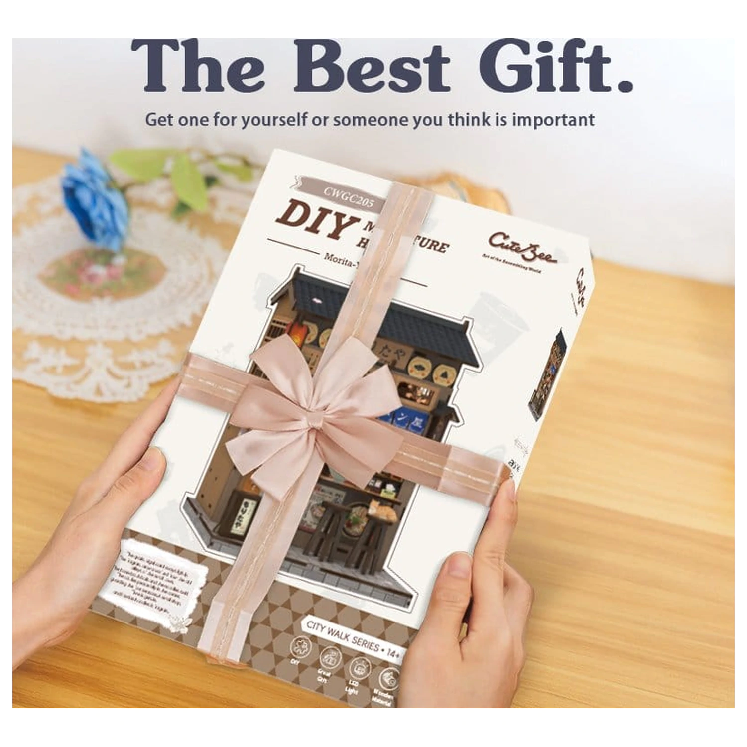 Set model Casa Miniatura Morita-Ya 21 x 16 cm poza produsului