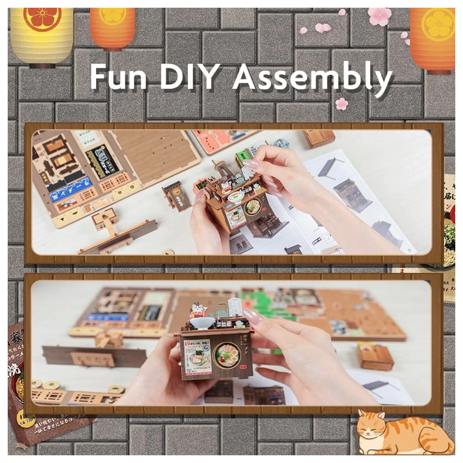 Set model Casa Miniatura Morita-Ya 21 x 16 cm poza produsului