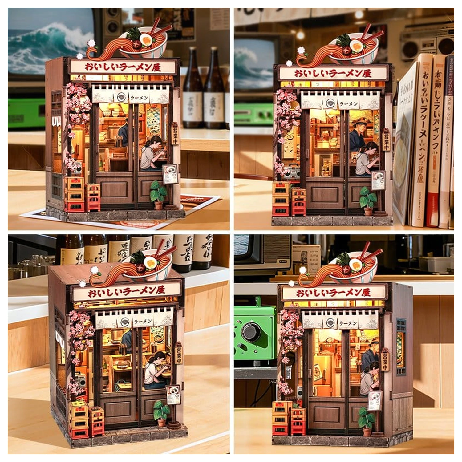 Kit Model Casa Miniatura Oishii Kyoto 22 x 13 cm poza produsului