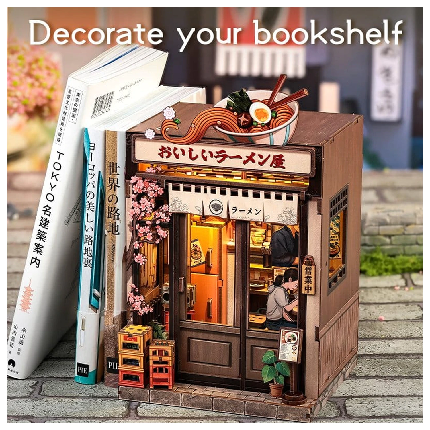 Kit Model Casa Miniatura Oishii Kyoto 22 x 13 cm poza produsului