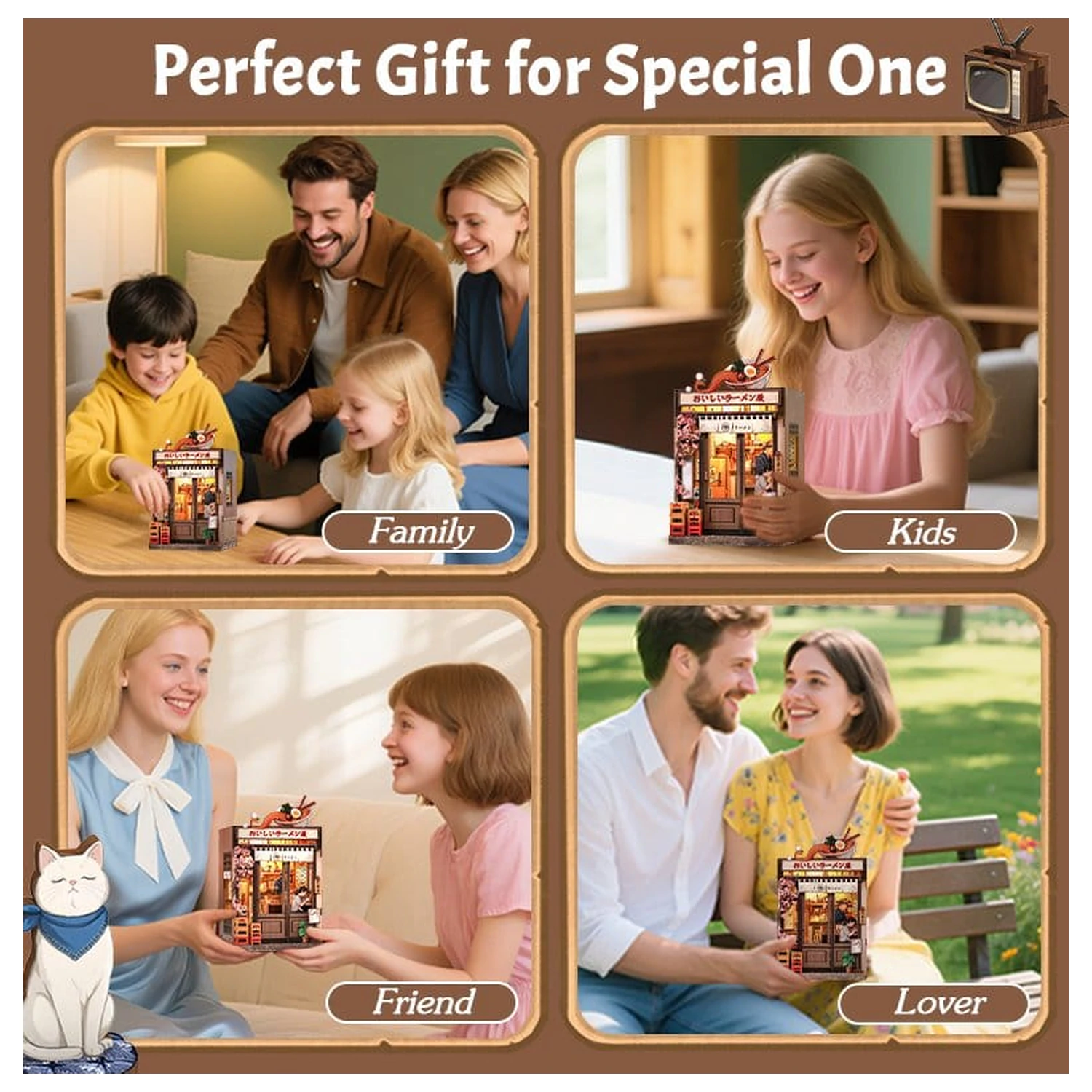 Kit Model Casa Miniatura Oishii Kyoto 22 x 13 cm poza produsului