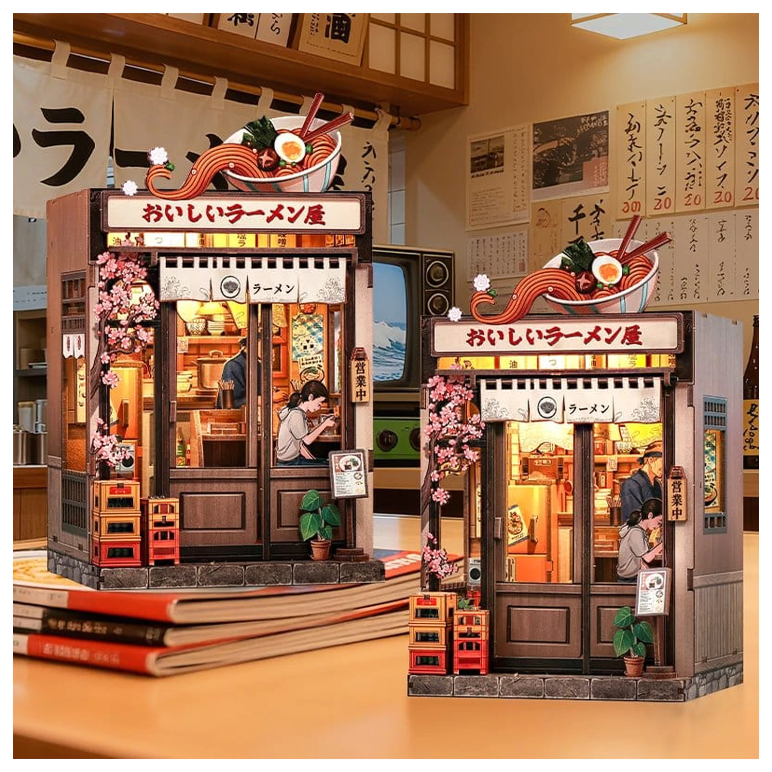 Kit Model Casa Miniatura Oishii Kyoto 22 x 13 cm poza produsului