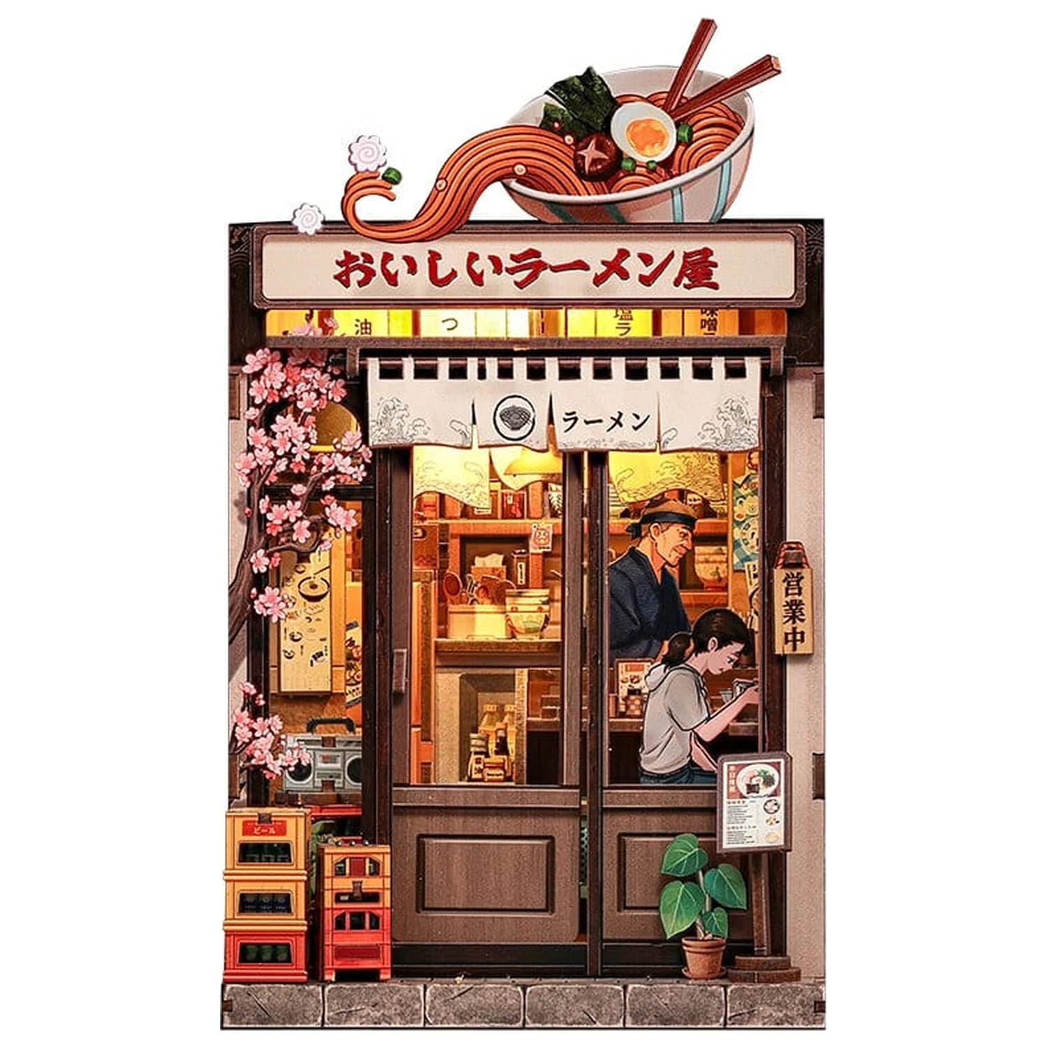 Kit Model Casa Miniatura Oishii Kyoto 22 x 13 cm poza produsului