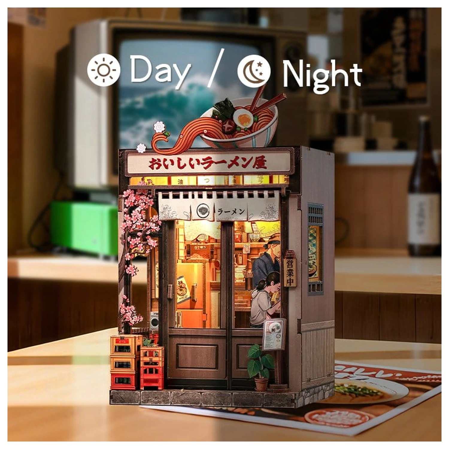 Kit Model Casa Miniatura Oishii Kyoto 22 x 13 cm poza produsului