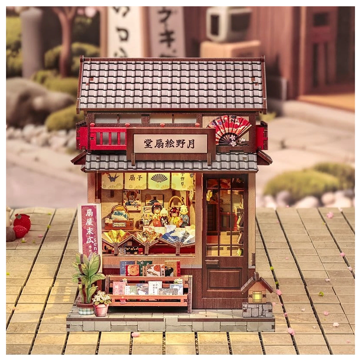 Set Model Casa Miniatura Tsukino Eogi-dou 19 x 14 cm poza produsului