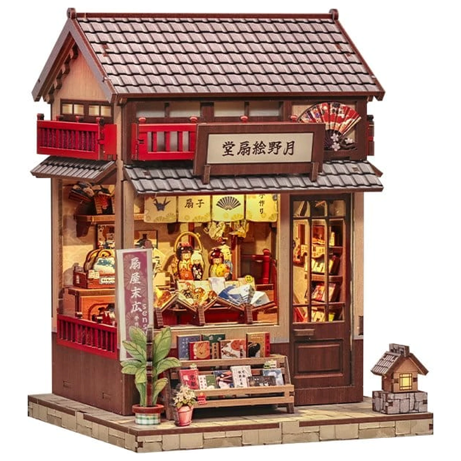 Set Model Casa Miniatura Tsukino Eogi-dou 19 x 14 cm poza produsului