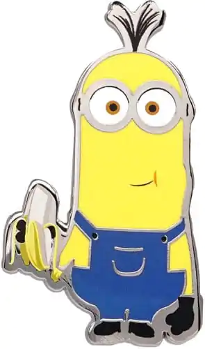 Minion More Than a Minion Pin Badge Kevin Eating Banana insignă poza produsului