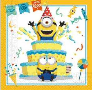 Minions 2 The Rise of Gru servetele 20 bucati 33x33 cm poza produsului
