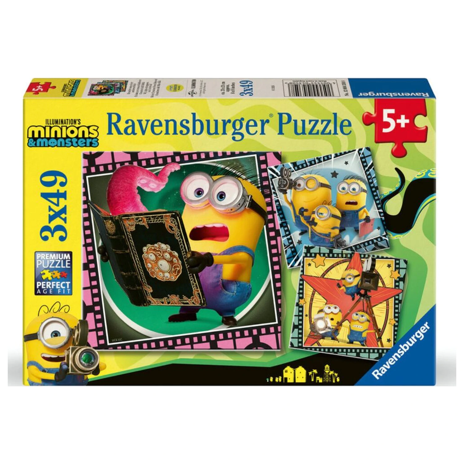 Minions 3 puzzle 3x49 de piese poza produsului