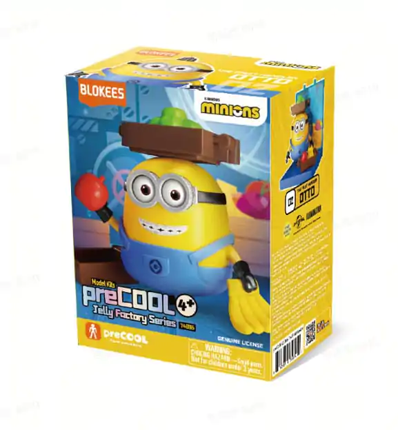 Minions Blokees PreCool Jelly Factory Series 1 Plastic Model Kit 02 Otto the Fruit handler / Set de model din plastic poza produsului