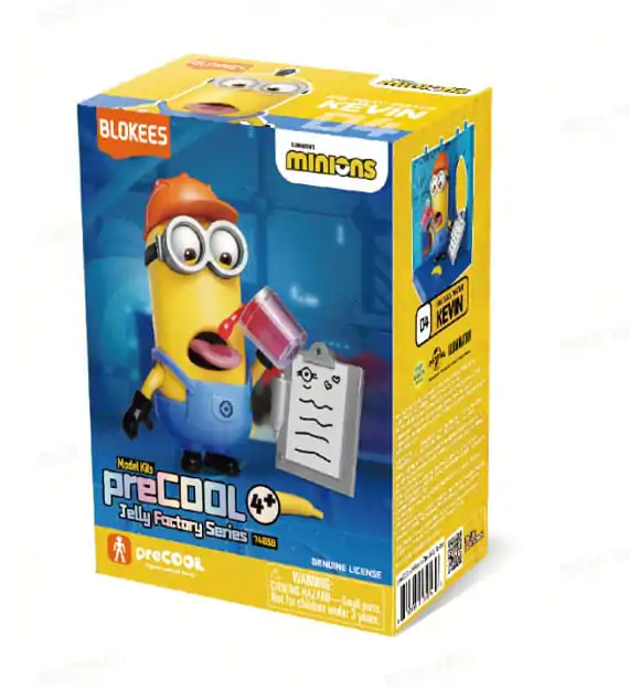 Minions Blokees PreCool Jelly Factory Series 1 Set model din plastic 04 Kevin the Jelly Taster poza produsului