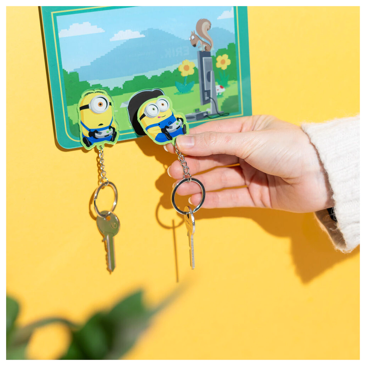 Minions breloc cu inel pentru chei poza produsului