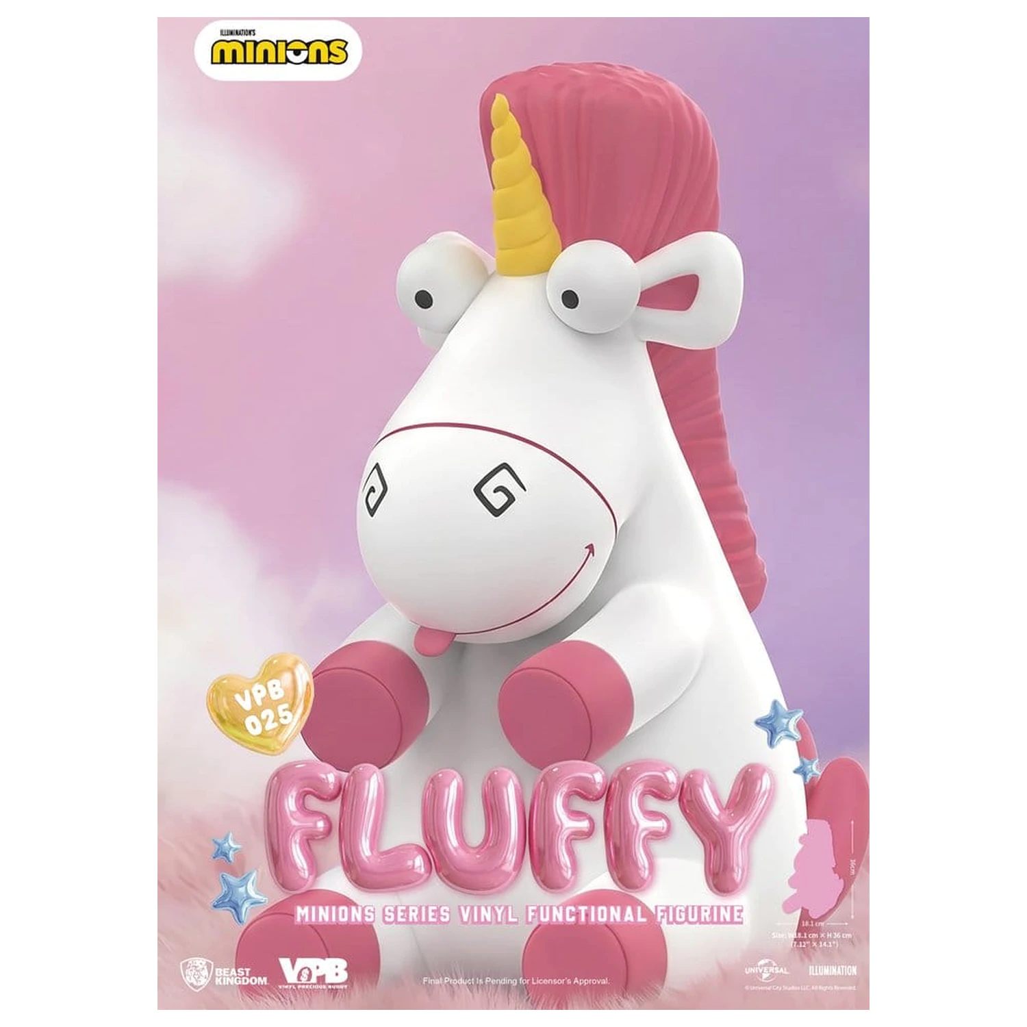 Minions Vinyl Bank Series Fluffy 36 cm poza produsului