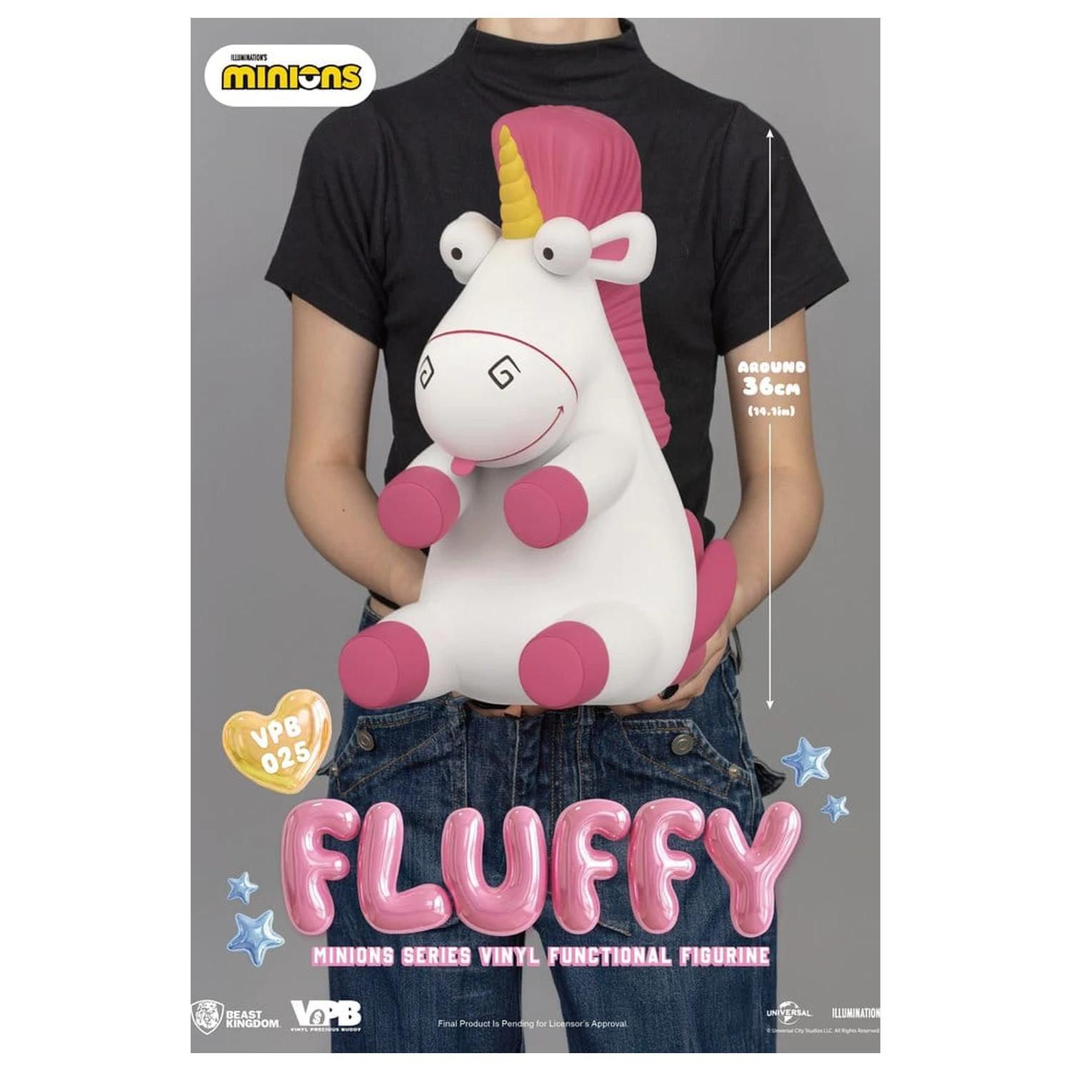 Minions Vinyl Bank Series Fluffy 36 cm poza produsului